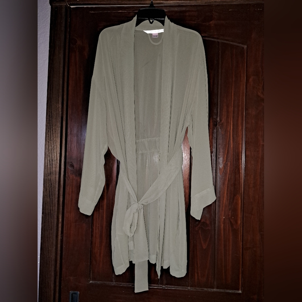 Victoria's Secret Navy Green Robe One Size
